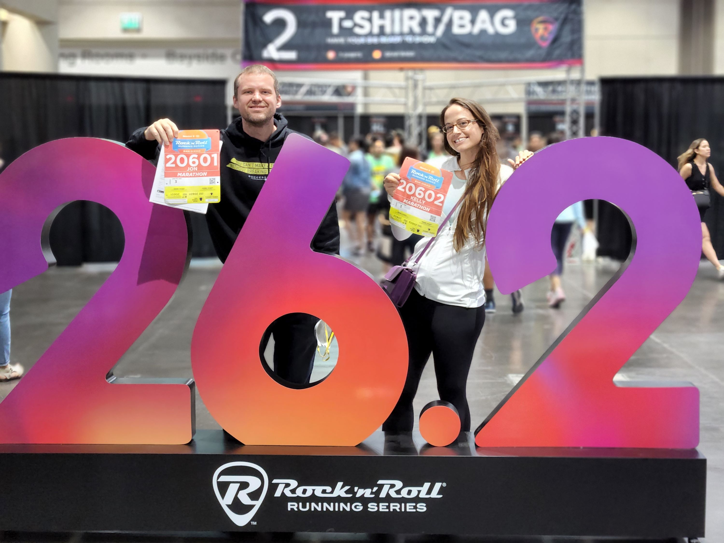 kellyandherhusbandjonbeforethesandiegomarathonin2022